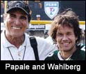 Vince Papale and Mark Wahlberg