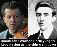 Wallace Hartley bandleader titanic