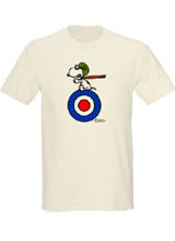 snoopy red baron t shirt